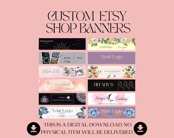 Etsy Banner Customization, Custom Made, Design your Etsy Banner, Personalized Banner