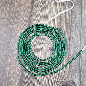 Tie on Waist beads, waist beads with crystals, luxury African waist beads, waist adornment, body jewelry, waist beads for weight tracking.
