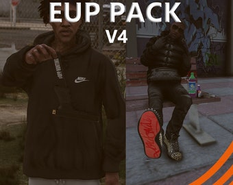 FiveM EUP Pack V4 | 3000+ Kleidung | Mützen, Schuhe, Hoodies und mehr | Zivil | 500 USD+ Wert | Optimiert!