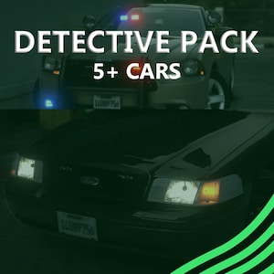 FiveM Detective Pack V1 | 5+ Cars | Unmarked Vehicles | LEO | Law Enforcement | 50 USD+ Value | Optimized!