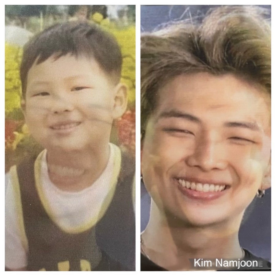 Lenticular BTS Kim Namjoon RM Baby Photo - Etsy