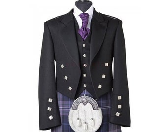 Scottish Mens Prince Charlie Kilt Jacket With Waistcoat/vest - Etsy