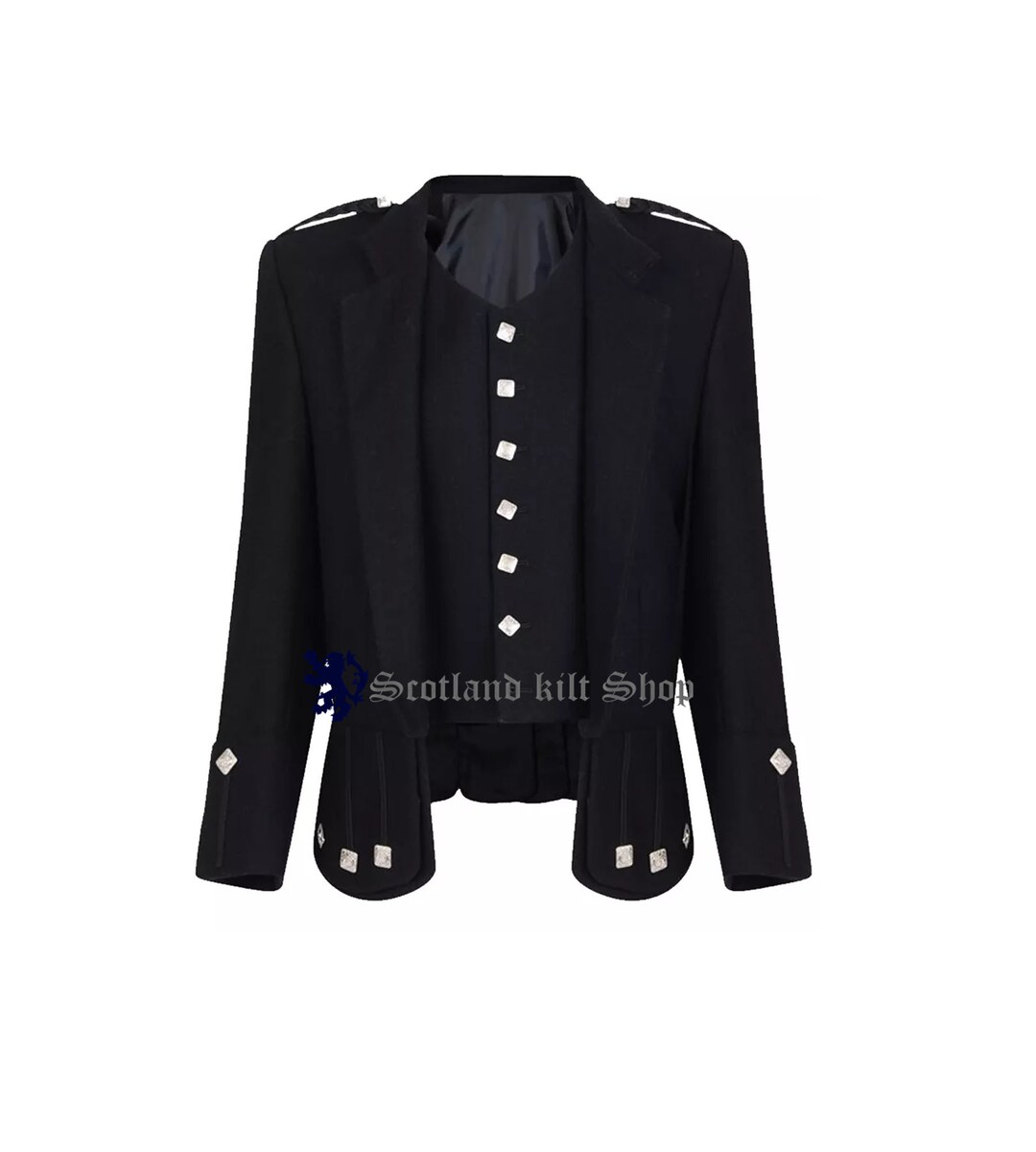 Sheriffmuir Doublet Black Blazer Wool With Vest main image 1