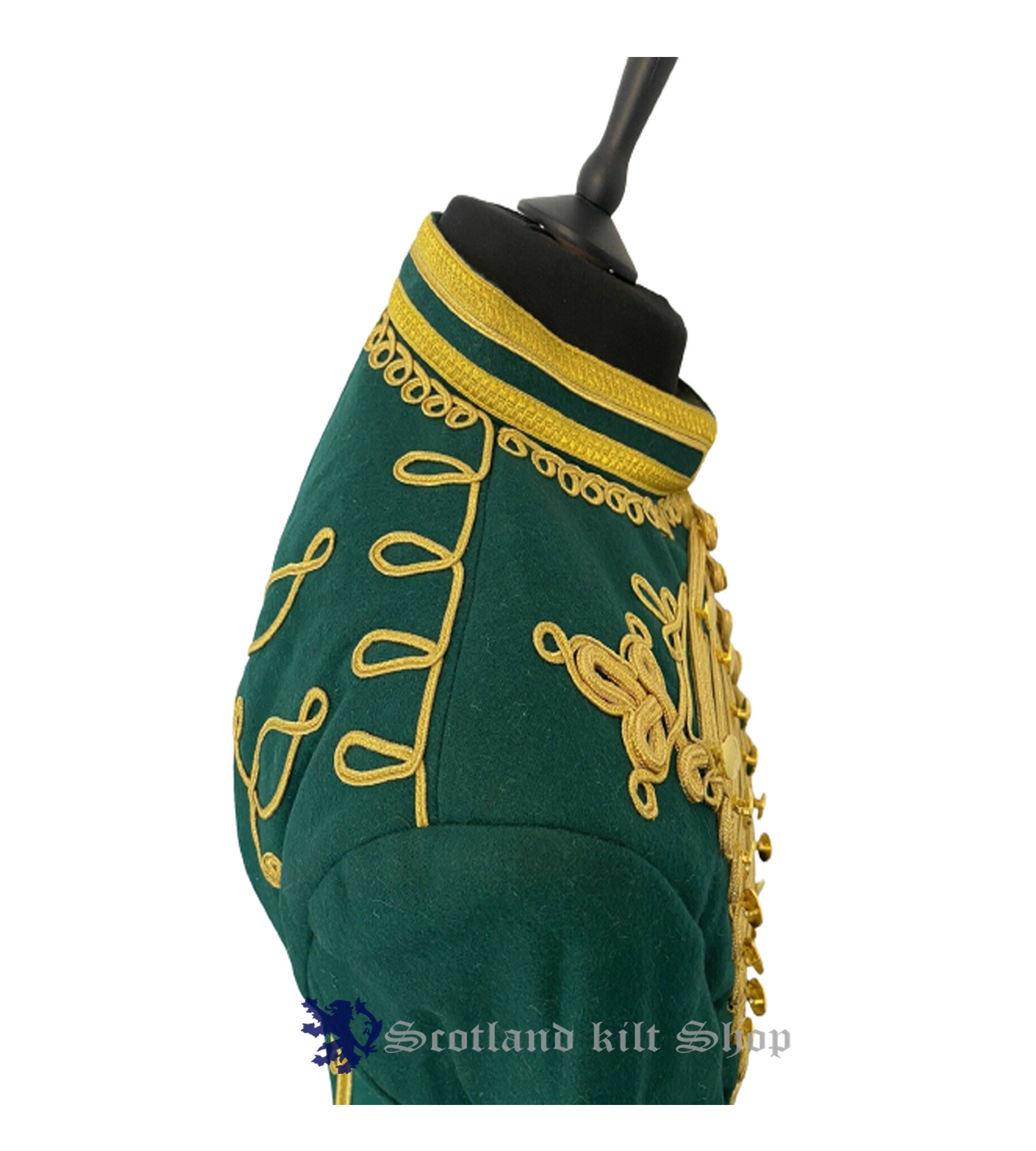 Green Napoleonic Tunic Pelisse Jimi Hendrix 1700s Style Green Napoleonic Tunic Pelisse Jimi Hendrix 1700s Style