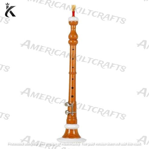 Handcrafted Cocuswood Bombard Chanter – 12.25" Length, 3" Bell Diameter | Traditional Woodwind Instrument