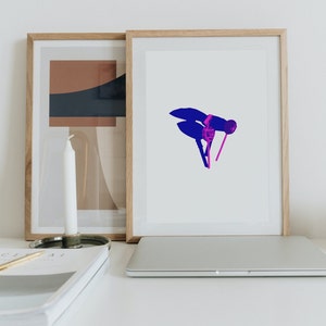 Purple Charms Blow Pop Printable Wall Art, Gallery Wall Decor, Candy Sucker Painting, Colorful Candy Print, Digital Print Home Decor Art