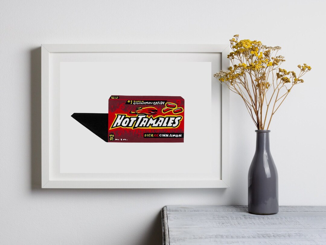 Hot Tamales Printable Wall Art, Gallery Wall Decor, Candy Painting ...