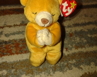 Beanie baby praying bear perfect condition