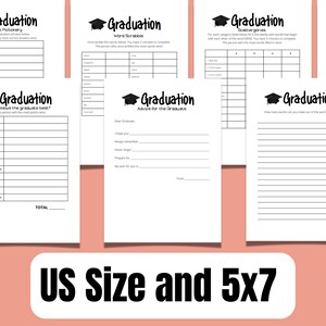 Graduation Party Games Bundle, Graduation Games Printable, Party Games ...