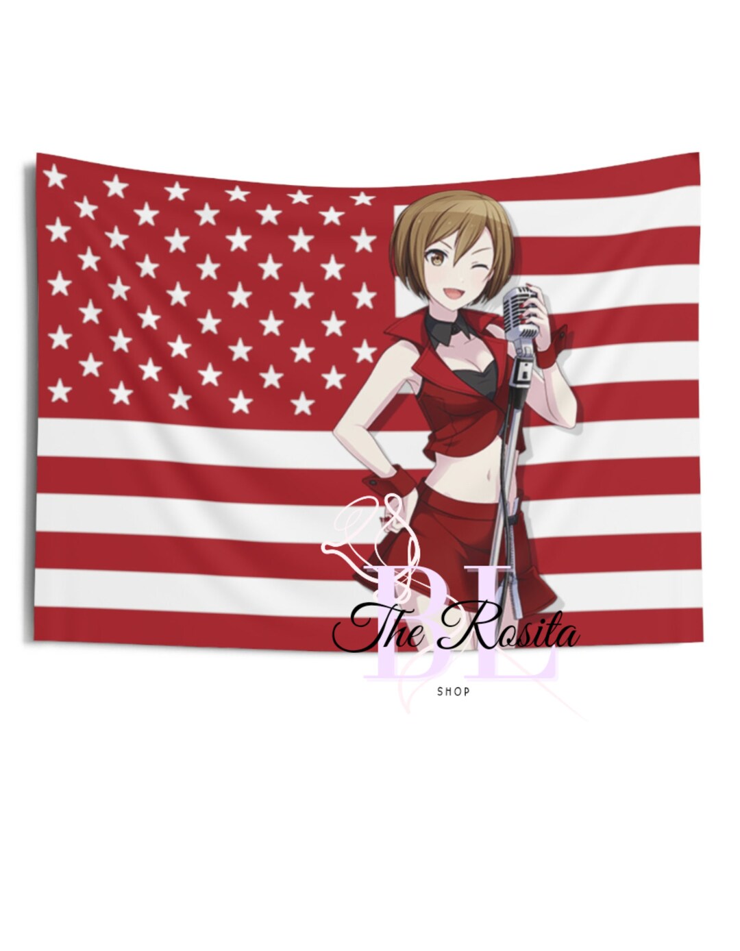 meiko　　Ameri VINTAGE Meiko, American Flag, Vocaloid, - Etsy