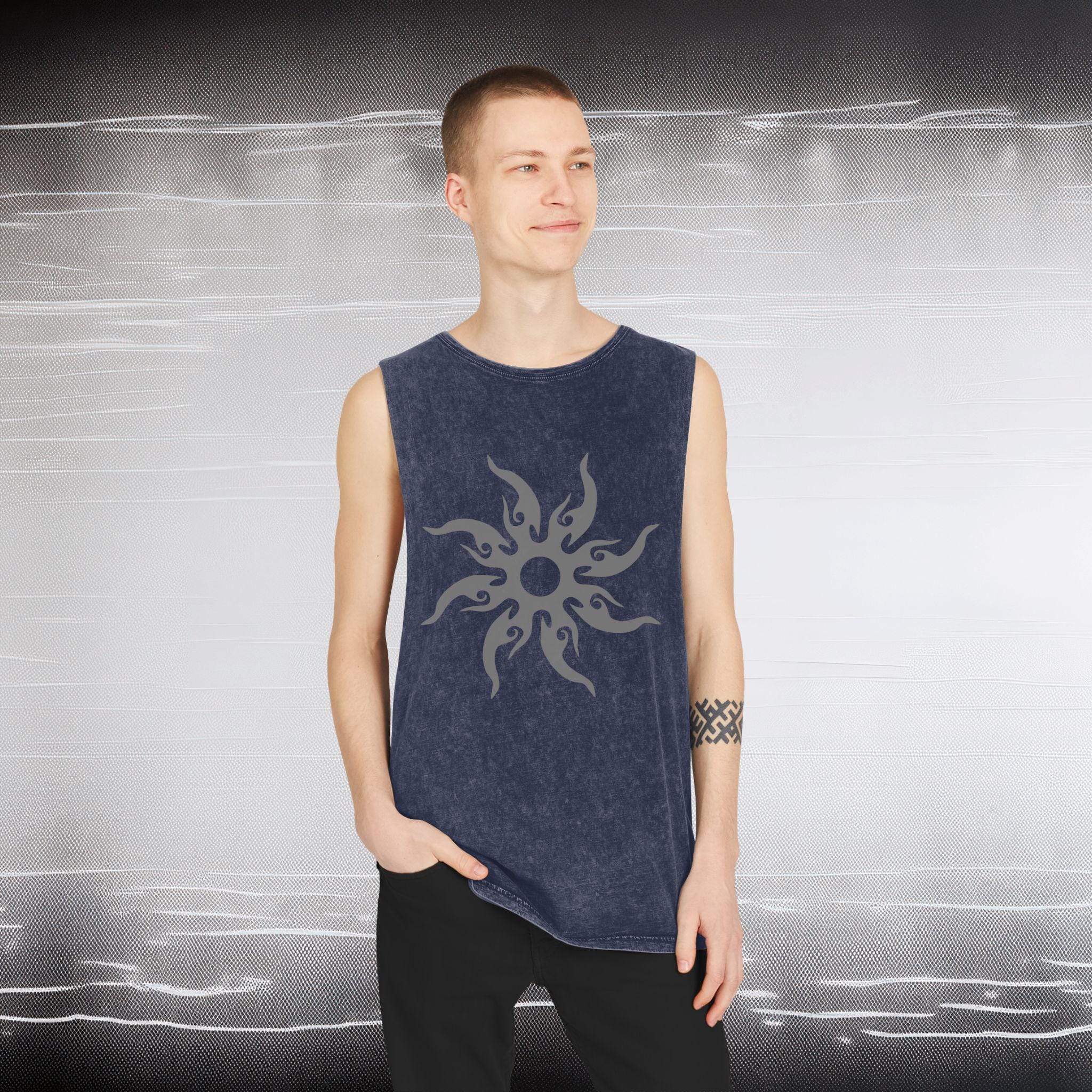 ツータイム、ストーンウォッシュタンクトップ、ゲーミングタンク