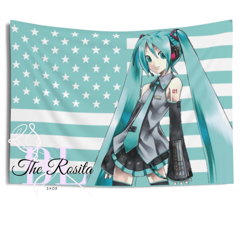 Hatsune Miku American Flag - Etsy