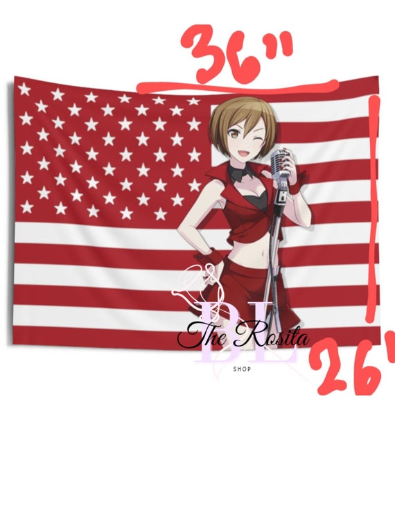 meiko　　Ameri VINTAGE Meiko, American Flag, Vocaloid, - Etsy