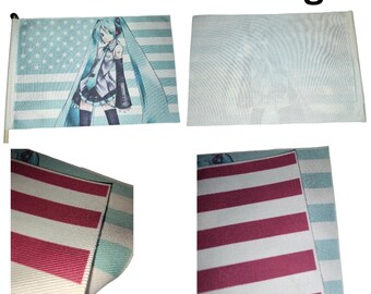 meiko　　Ameri VINTAGE Meiko, American Flag, Vocaloid, - Etsy