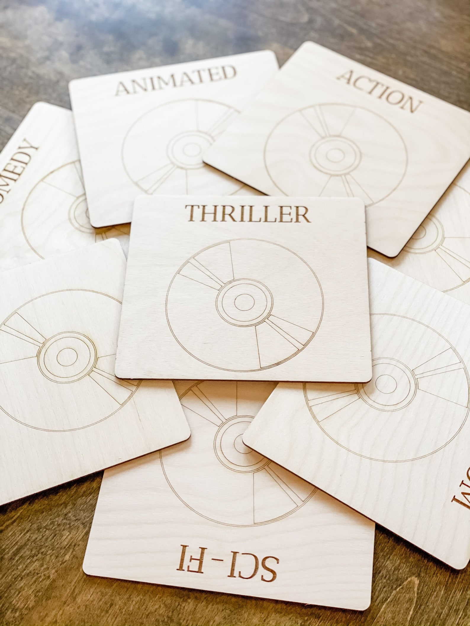 Dvd Divider Genre Divider Movie Divider Movie Organizer 45 Etsy