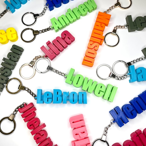 Custom keychain, Personalized name tag, name keychain, personalized keychain, luggage tag, backpack tag, custom name keychain, lunch bag tag