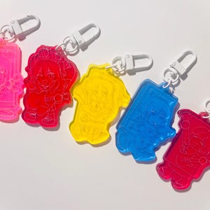 Lonely Rocker | Solid Color 2.5&quot; Keychains