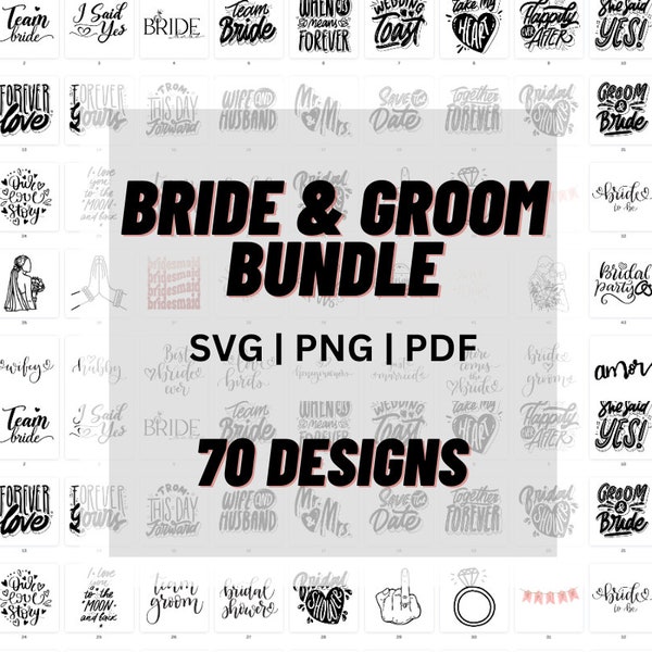 Bride Groom SVG Bundle, Mr and Mrs SVG, Hubby Wifey 2023 SVG, Marriage svg, wedding svg Bundle, Mr and Mrs svg png Cricut