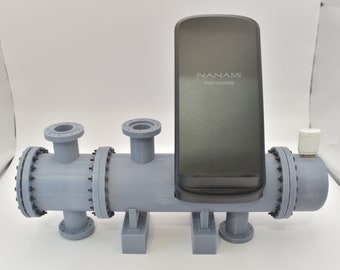 3-delige warmtewisselaar telefoonopladermodel