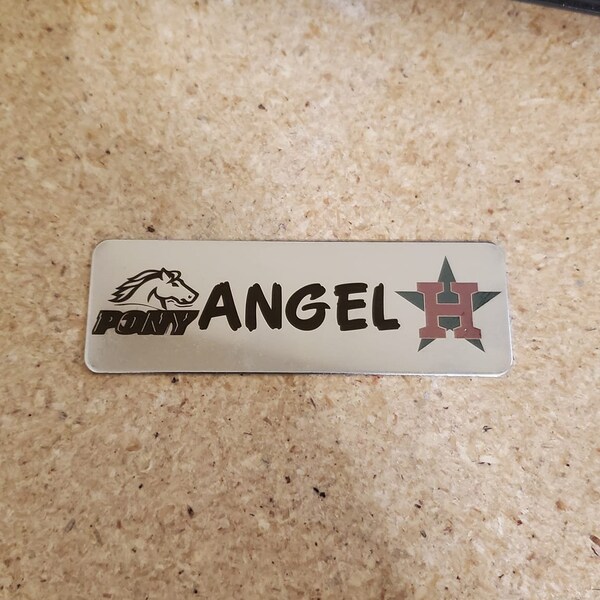 Hardhat Name Tag Gold Etsy