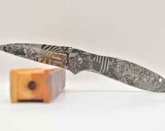 US military themed Kershaw leek 1660 Annealed US made knife