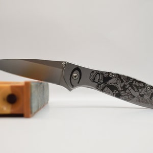Halo Themed Kershaw leek 1660 Annealed US made knife
