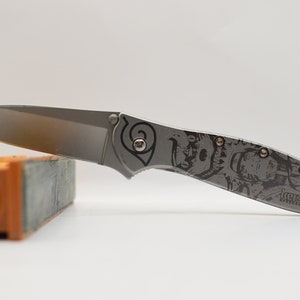 Naruto Themed Kershaw leek 1660 Annealed US made knife