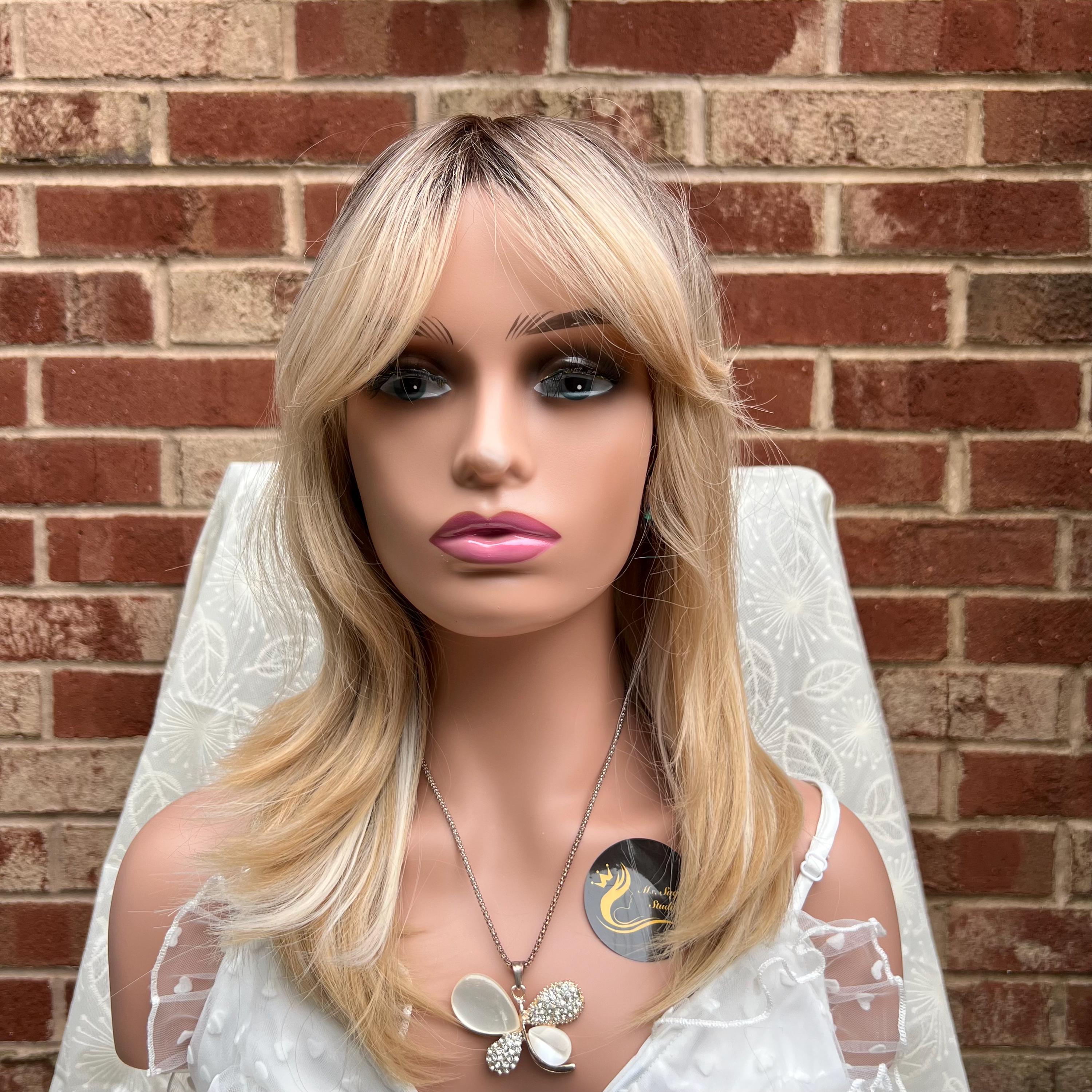 Medium Blonde Wig Etsy