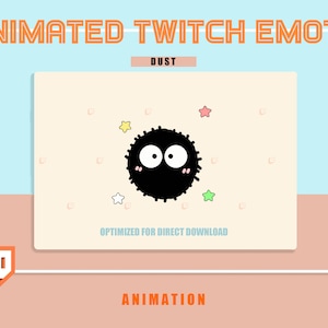ANIAMTED Dancing Dust Bunny from Studio Ghibli emote/ emoji Japan/ spirited away cute with transparent Background