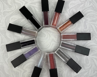 Lip Gloss - Sparkly Lip Gloss - Tinted Lip Gloss - Scented Lip Gloss - Moisturizing Lip Gloss - Iridescent Lip Gloss - Dark Lip Gloss - Lips