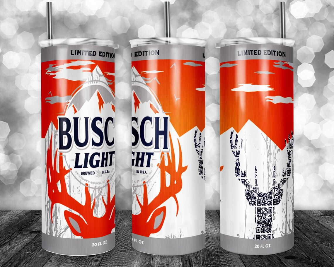 20 Oz Busch Light Tumbler Etsy
