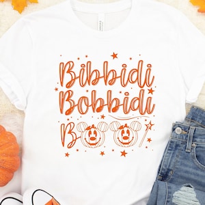 Bibbidi Bobbidi Boo Halloween Shirt, Disney Halloween, Disney Trip shirt, Disneyland shirt, Disney Princess Halloween tee, Cinderella shirt