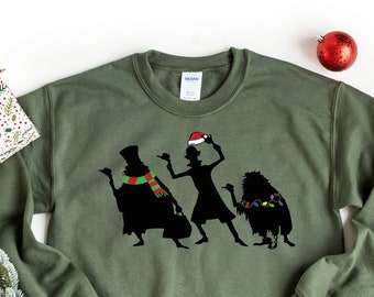 Christmas Hitchhiking Ghosts Shirt, Disney World Christmas Shirt, Haunted Mansion Christmas Shirt, Disneyland Christmas Shirt, Very Merriest