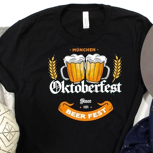 München Oktoberfest Shirt, Octoberfest T-Shirt, Beer Festival Sweatshirt, Beer Lover Tee, German Oktoberfest Tee, Matching Octoberfest Tee
