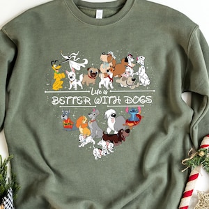 Life Is Better With Dogs Shirt, Disney Dogs Shirt, Dog Lover Shirt, Disney Dog Mom Shirt, Disney Vacation Shirt, Disneyworld Matching Trip