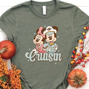 Mickey and Minnie Cruise Shirt, Disney Cruisin Shirt, Disney Vacation Shirt, Disney Family Cruise Squad Shirt, Disney Magical Cruisin Shirt