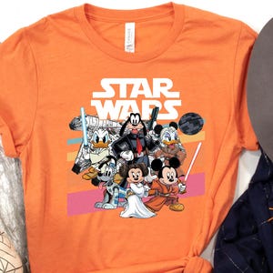Chemise Star Wars Mickey et ses amis, cadeau Disney Star Wars, T-shirt Disney Mickey Han Solo, chemise Galaxy's Edge, T-shirt Mickey Star Wars