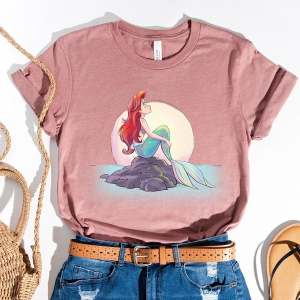 Disney Princess T-Shirts, Vintage Little Mermaid Shirt, Little Mermaid Ariel Sweatshirt, Princess Shirt, Ariel Shirt, Disney Tee