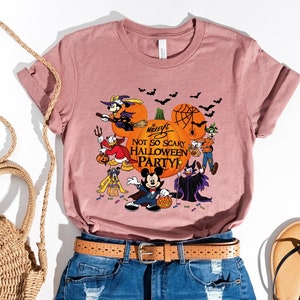 Mickey&#39;s Not-So-Scary Halloween Party Shirts, Mickey and Minnie Halloween Family T-Shirts, Disney Halloween Tees