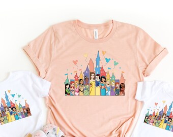 Disney Princess Shirt, Disney Vacation Shirt,Disney Castle Tee, Princess Gift, Disney Girl Trip, Princess Shirt, Disneyland Princess Castle