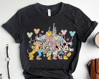 Retro Mickey And Friends Disneyworld  Shirt, Disneyworld Sweatshirt,  Family Vacation T-Shirt, Magic Kingdom, Minnie Donald Shirt