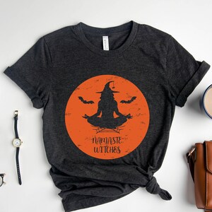 Namaste Heksen Shirt, Halloween Yoga Sweatshirt