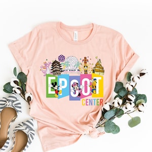 Disney Epcot Shirt, Vintage Epcot 1982 T-Shirt, Mickey And Friends, Epcot Trip Shirt, Disney Family Trip Matching Tee