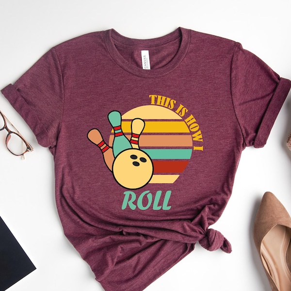 Retro Bowling Shirt Etsy