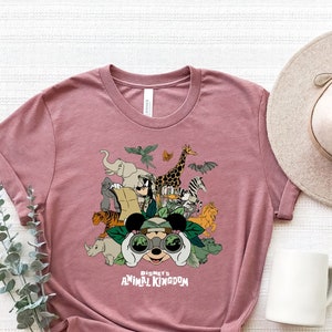 Disney Animal Kingdom Shirt, Vintage Magic Kingdom Shirt, Mickey Safari Shirt, Disney Safari TripTee, Safari Mode Shirt, Hakuna Matata Shirt
