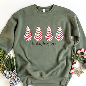Oh Christmas Tree Sweatshirt, Christmas Cake Hoodie, Christmas  Shirt, Christmas T-Shirt for Women, Funny Christmas Shirt, Xmas Tee