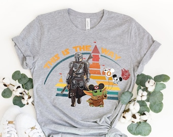 This Is The Way T-Shirt, Star Wars Shirt, Mandalorian Tee, Disney Hoodie, The Mandalorian Shirt, Mens Disney T-Shirt, Star Wars Disney Shirt