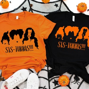 Chemise Halloween Sista, chemise Hocus Pocus Sistas Sanderson, chemise fille Halloween, t-shirt Halloween meilleurs amis, sweat hocus pocus Tee