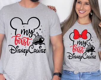 My First Disney Cruise Shirt, Mickey Minnie Couple Shirt, Cruise Sweatshirt, Disney Trip Shirt, Disney Couple Gift Shirt