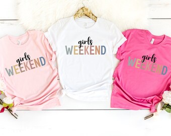 Mädchen Reise Shirts, Mädchen Wochenende T-Shirts, Mädchen Gruppe Urlaub, Mädchen Party Shirts, Mädchen Urlaub Gruppe Shirts, Wochenende T-Shirt